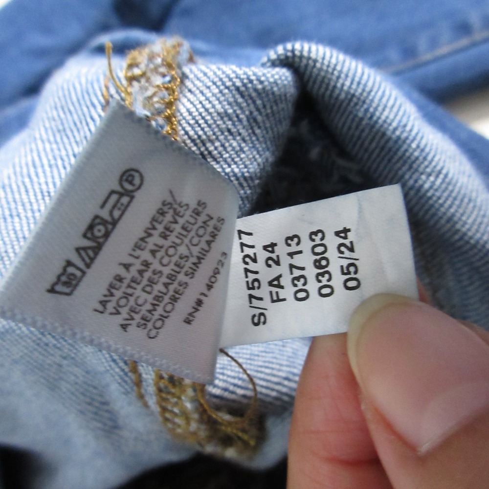 Loft The Slim Flare Jeans 29 8 Button Fly Patch Pockets Capsule Wardrobe 2024‎ - Picture 13 of 14
